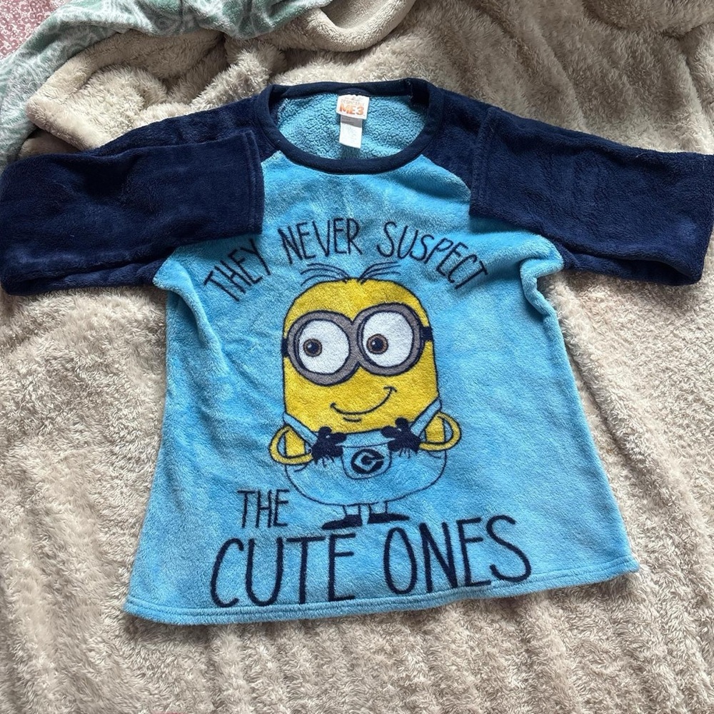 Universal Blue Minions Pajama Top
